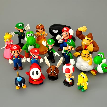 Super Mario Set of 18 Collectables