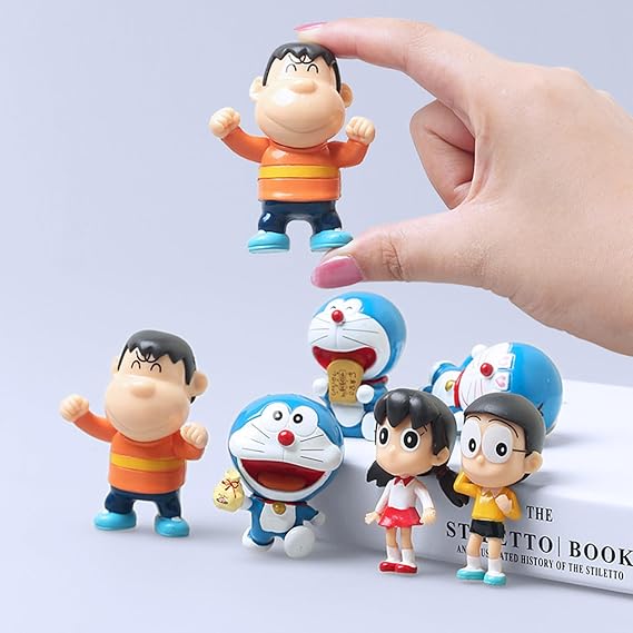 Doraemon Collectable Figure Set of 6