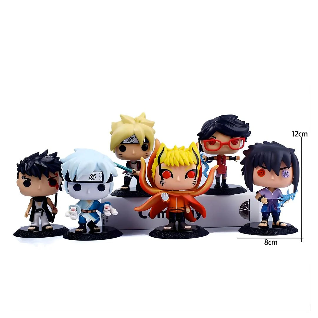 Naruto - Boruto : Next Generations Set of 6 Figures