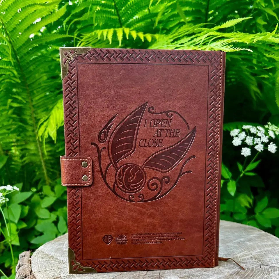 Harry Potter Hardbound Vintage PU Leather Notebook (Select From Drop Down Menu)