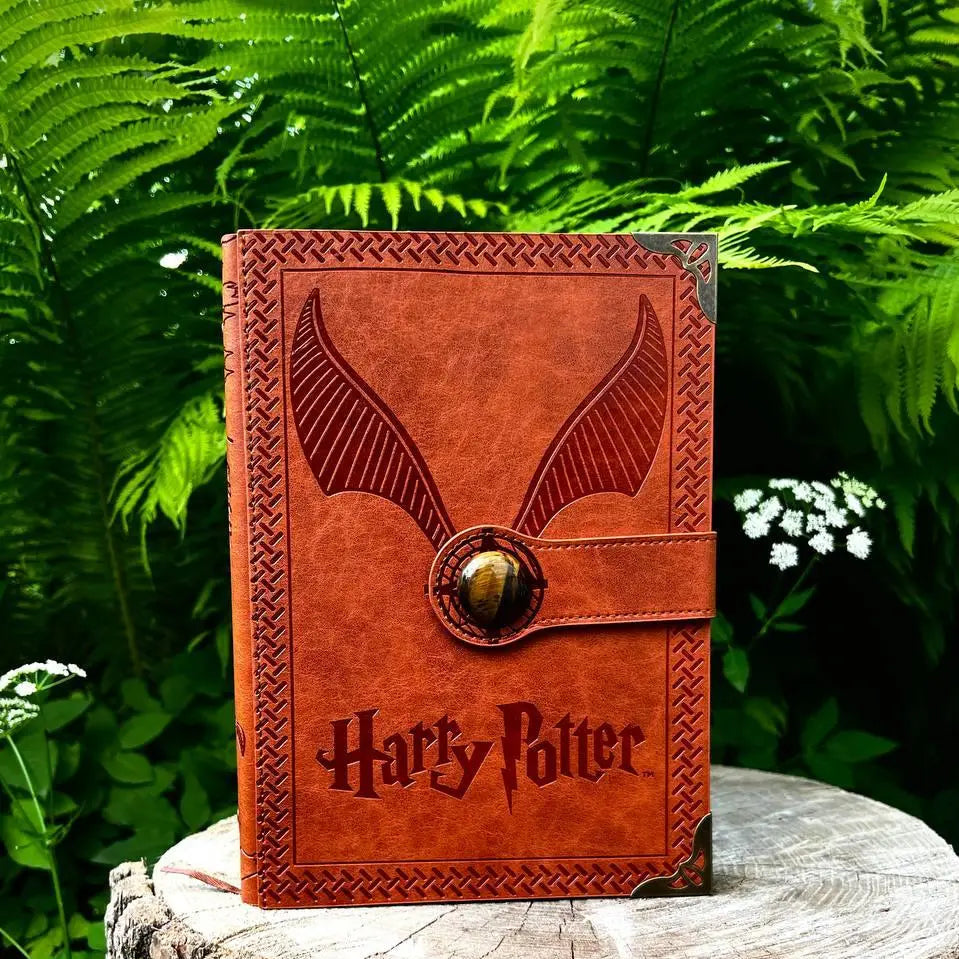 Harry Potter Hardbound Vintage PU Leather Notebook (Select From Drop Down Menu)