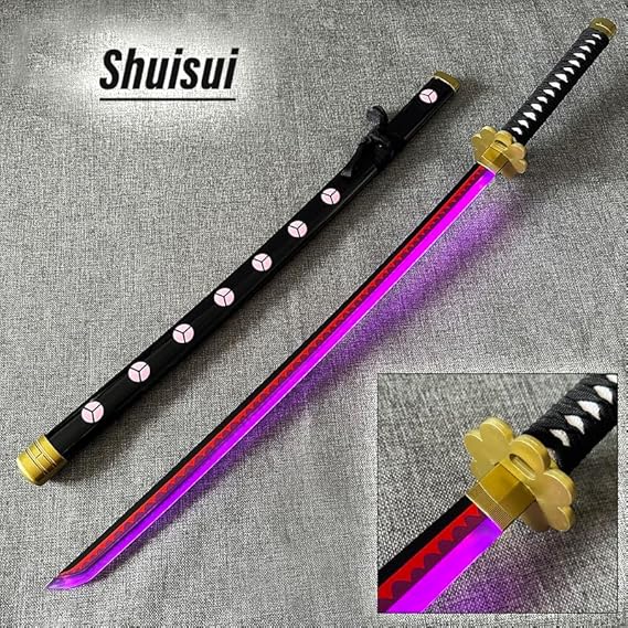 One Piece Shusui Roronoa Zoro LED Katana Sword With USB Cable (No COD Allowed On This Product) - Prepaid Orders Only