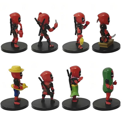 Marvel Deadpool Figure Set Of 6