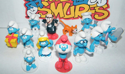 Smurf Mini Figure Set Toy Playset of 12