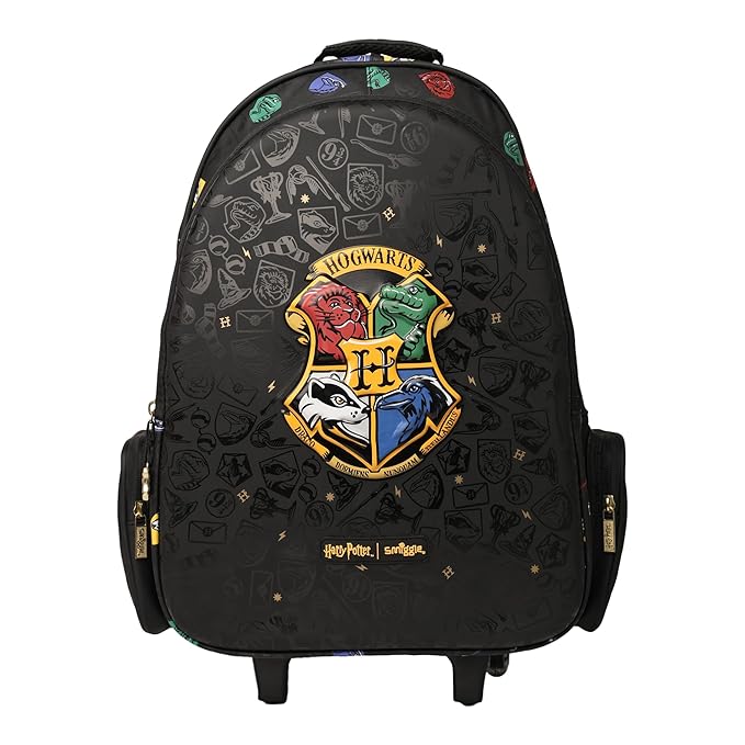 Harry Potter Hogwarts Smiggle Trolley Backpack - 29 inches (with open handle)