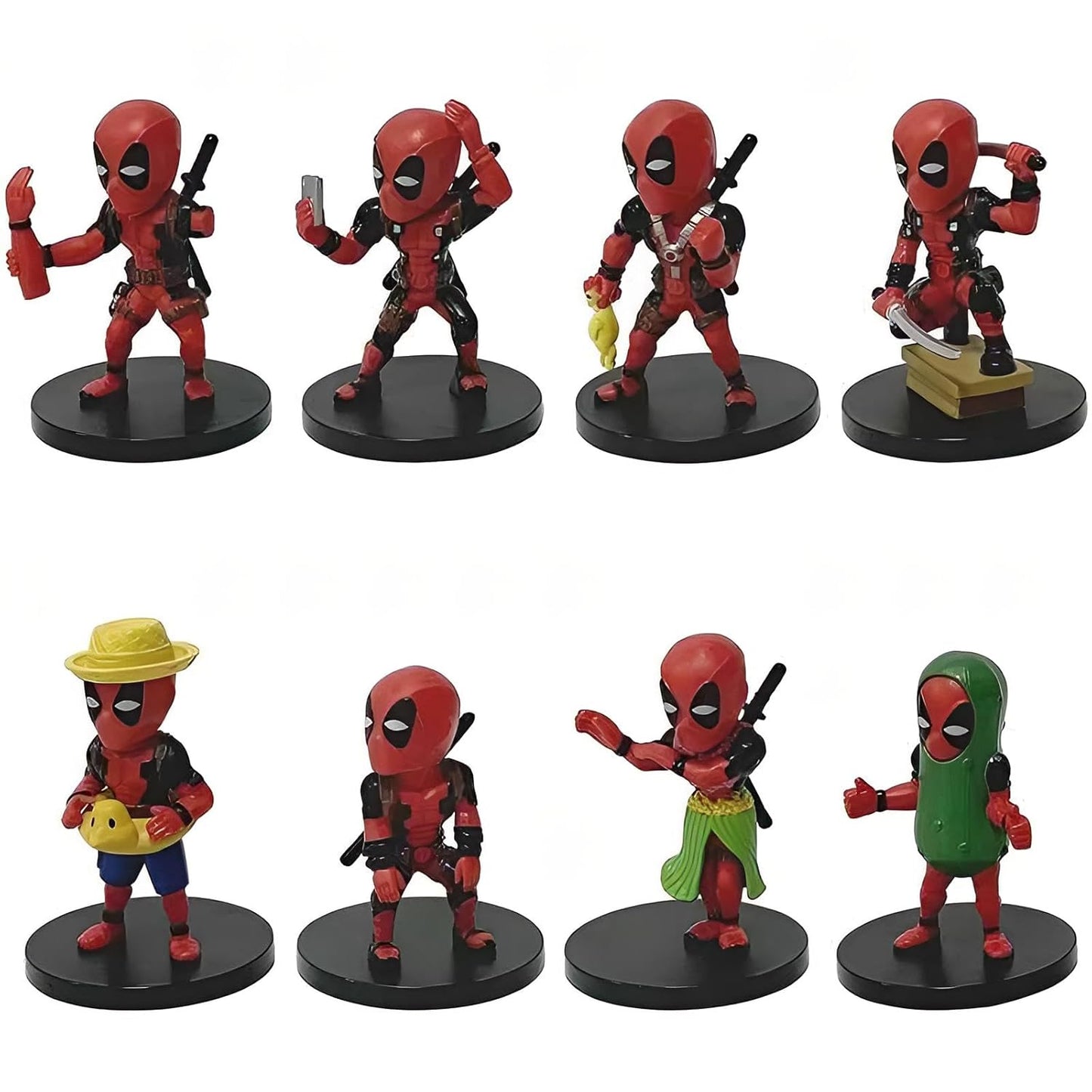 Marvel Deadpool Figure Set Of 6