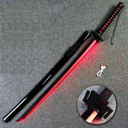 Bleach Ichigo Zangetsu LED Katana Sword With USB Cable (No COD Allowed On This Product) - Prepaid Orders Only