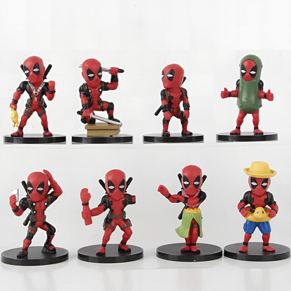 Marvel Deadpool Figure Set Of 6