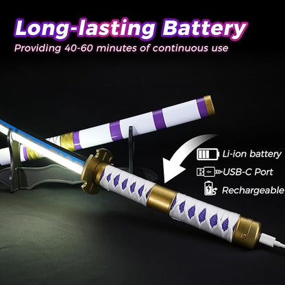 One Piece Monkey D' Luffy LED Katana Sword With USB Cable (No COD Allowed On This Product) - Prepaid Orders Only
