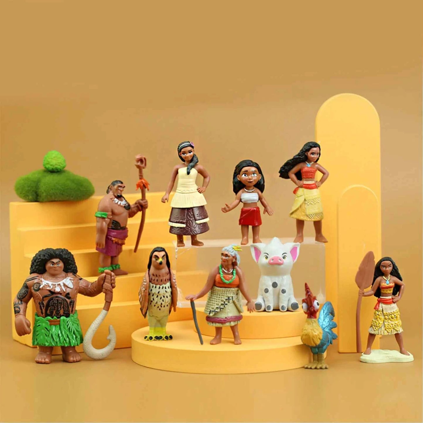 Island Adventure Character Mini Figure Set – Cartoon Collectible Toy Pack