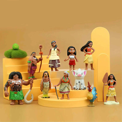 Island Adventure Character Mini Figure Set – Cartoon Collectible Toy Pack