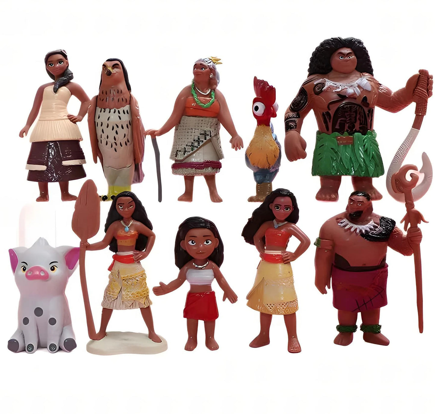 Island Adventure Character Mini Figure Set – Cartoon Collectible Toy Pack