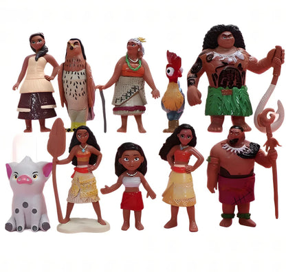 Island Adventure Character Mini Figure Set – Cartoon Collectible Toy Pack