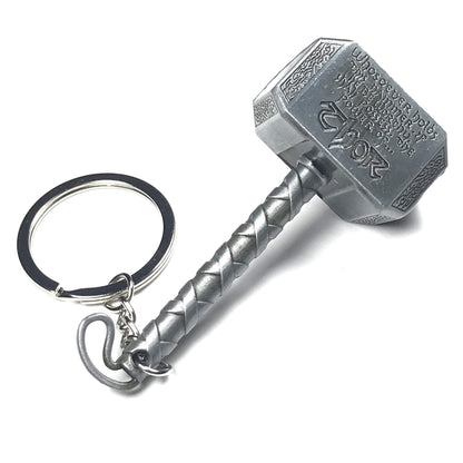 Thor's Hammer Keychain Metal Alloy Marvel Superhero.