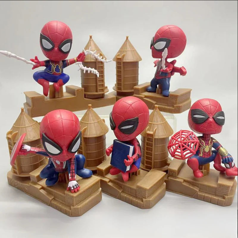Spiderman Set of 5 Action Figures