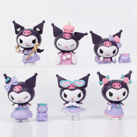 Kuromi Figure Set of 6