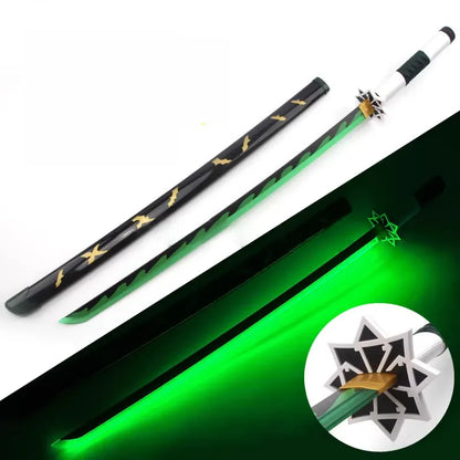 Demon Slayer Mitsuri Kanroji LED Katana Sword With USB Cable (No COD Allowed On This Product) - Prepaid Orders Only