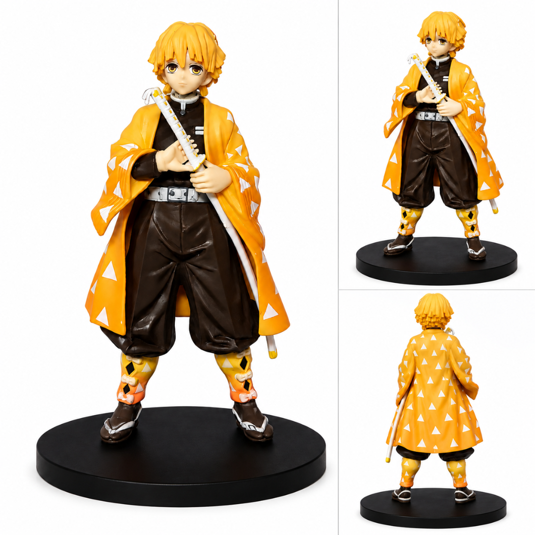 Demon Slayer Zenitsu Agatsuma Anime Figure 15.5 cm – Collectible Display Model