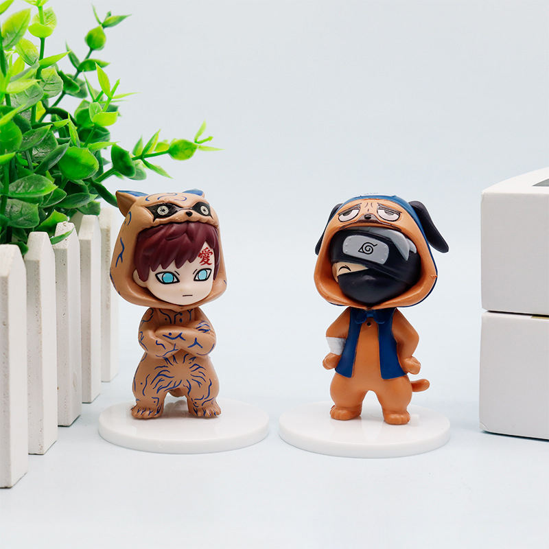 Naruto Set of 8 Animal Cosplay Figures