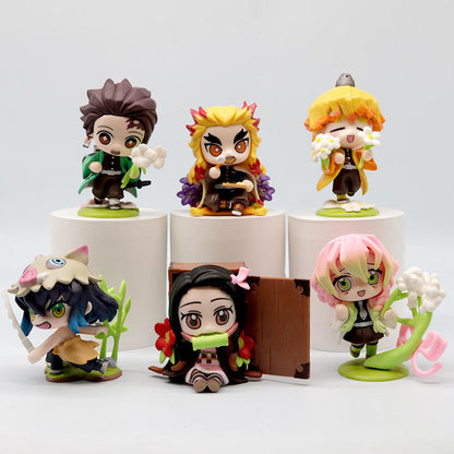Demon Slayer Action Figure Set of 6