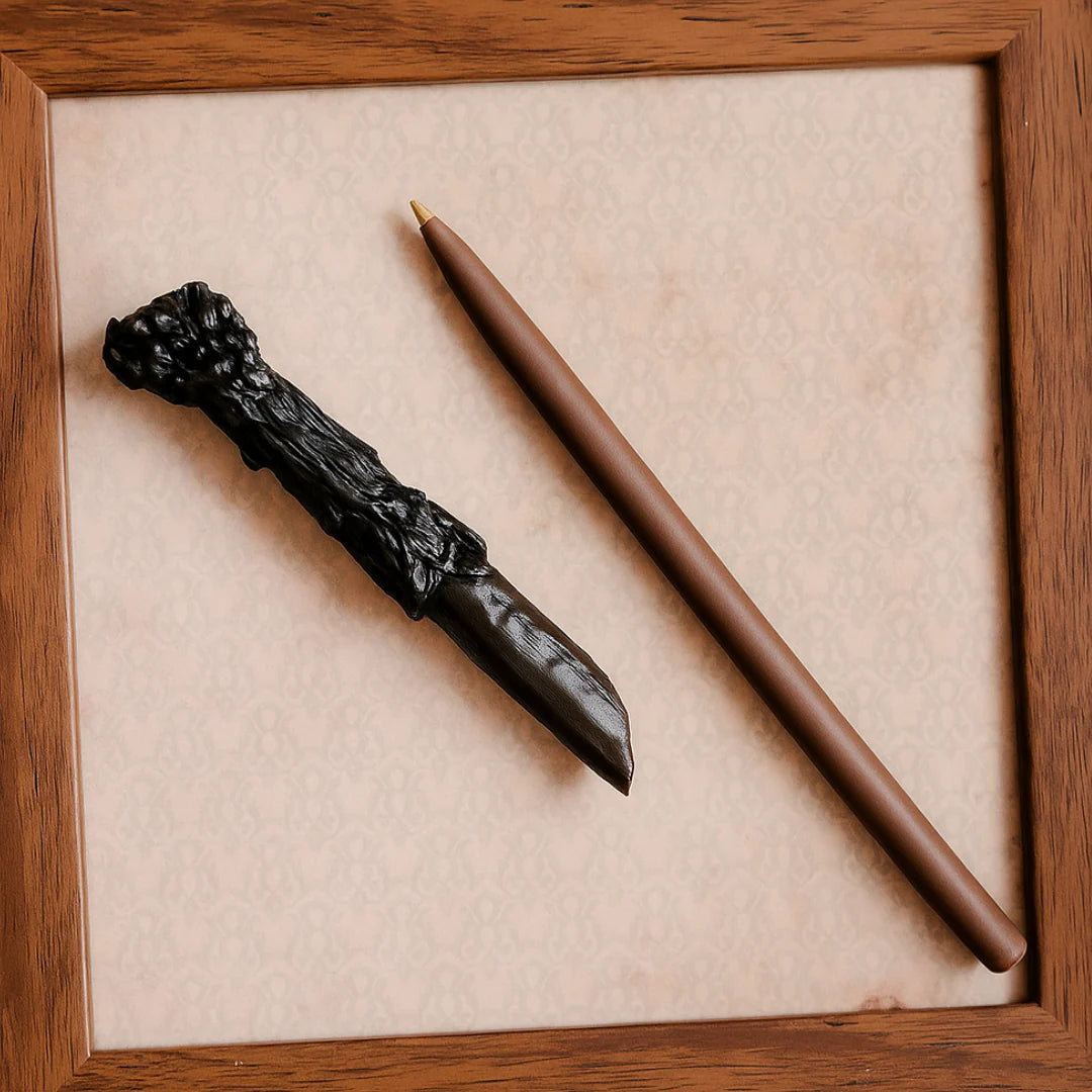 Harry Potter Wand Inspired Blue Ball Pen