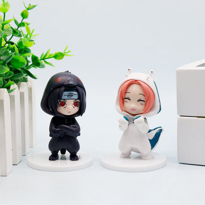 Naruto Set of 8 Animal Cosplay Figures