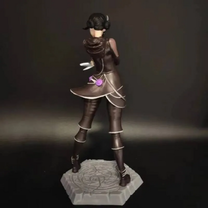 Huntrix Mira Action Figure Collectible Statue | K-Pop Demon Hunters PVC Display Model | 19 Cm Approx Anime Character Figurine