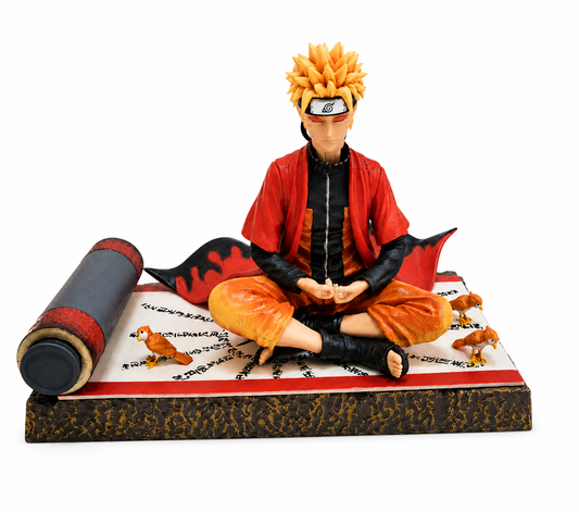 Naruto Sage Mode Meditation Figure with Scroll Base – Anime Collectible Statue