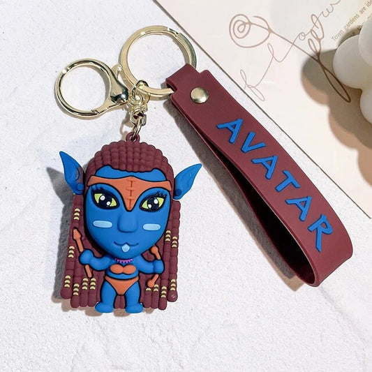 Neytiri 3D Silicon Keychains with Bagcharm and Strap