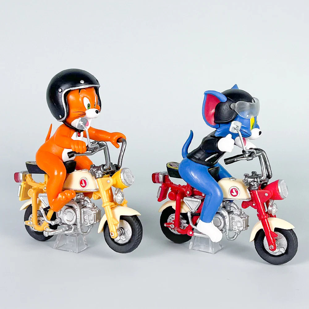 Tom And Jerry Motorcycle Figure (Select From Drop Down Menu)