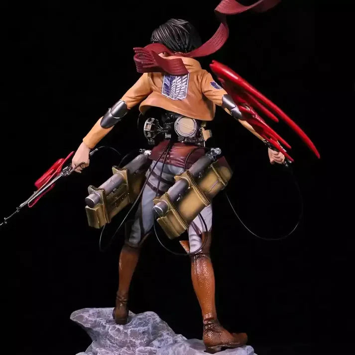 Attack On Titan Mikasa The Armored Titan Action Figures Model 35 cm Anime Figure