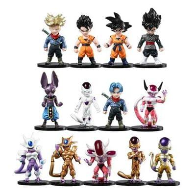 Dragon Ball Z Anime Action Figure Set of 13