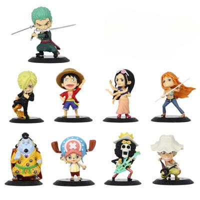 One Piece Pirates Figure Set of 9 - (10-12 cm)