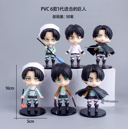 Anime AOT figure set of 6