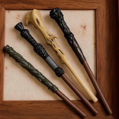 Harry Potter Wands Inspired Blue Ball Pens (Set Of 3) - Harry , Dumbledore and Voldemort Wand Only