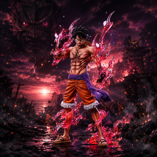 One Piece Luffy Haki Power-Up Figure – Premium Anime Action Collectible