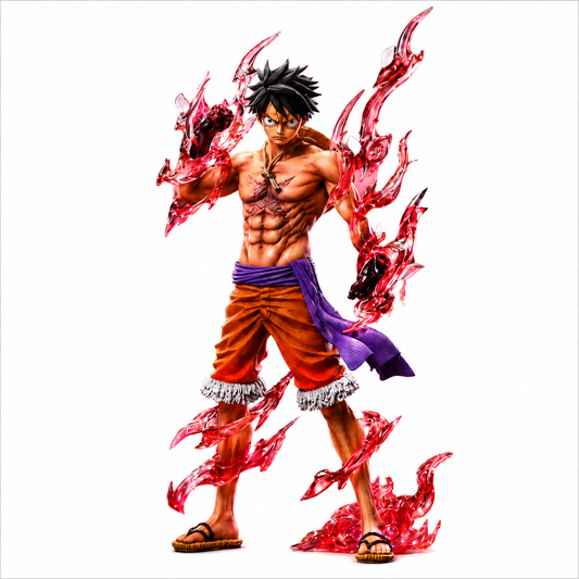 One Piece Luffy Haki Power-Up Figure – Premium Anime Action Collectible