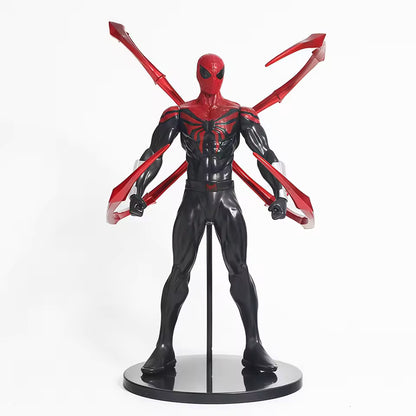 Spider-Man Action Figure with Red Spider Arms  | Superhero Collectible PVC Statue | Display Model with Stand | Anime Figure Toy 21 Cm