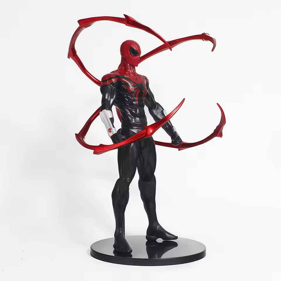 Spider-Man Action Figure with Red Spider Arms  | Superhero Collectible PVC Statue | Display Model with Stand | Anime Figure Toy 21 Cm
