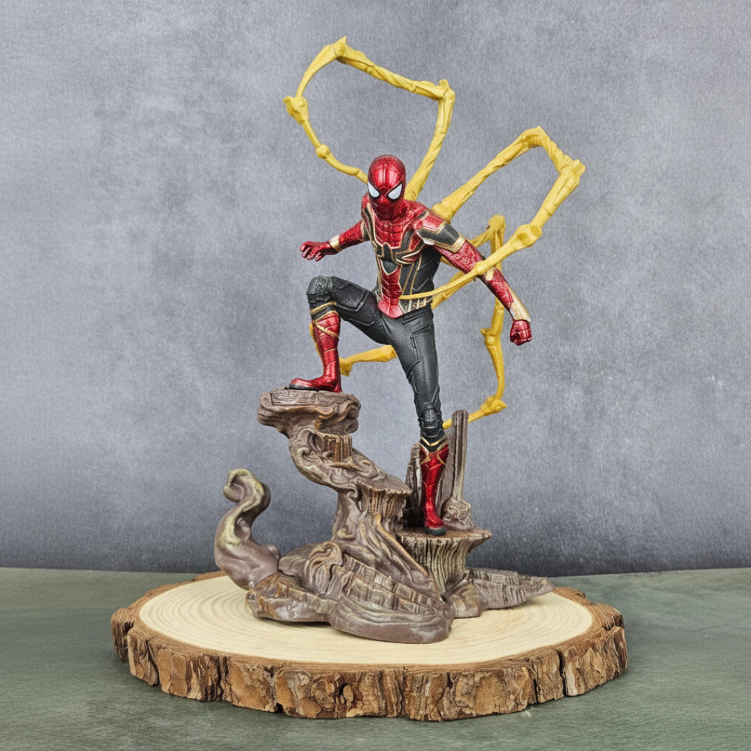 Spider-Man Superhero Action Figure with Mechanical Arms 24 Cm Approx – Collectible Display Statue