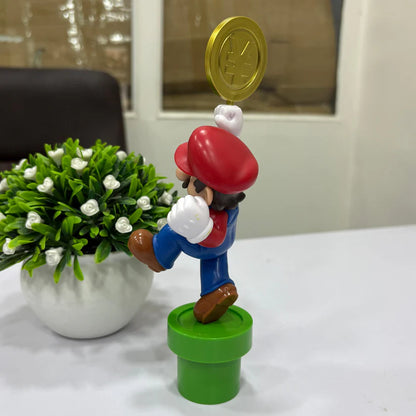 Super Mario Money Coin Revolving Figure 21 cm