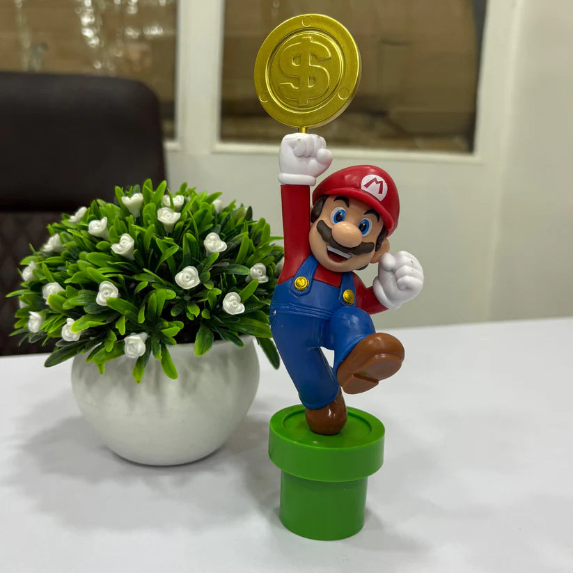 Super Mario Money Coin Revolving Figure 21 cm