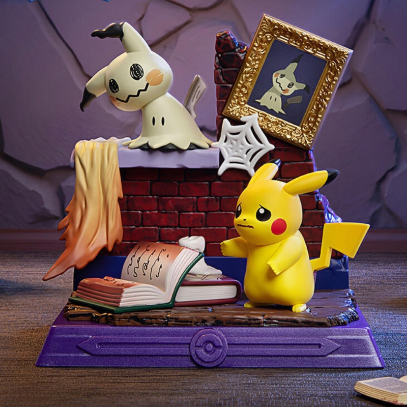 Cute Electric Hero & Friends Mini Diorama Figure Set – 6 Piece Premium PVC Display Collection