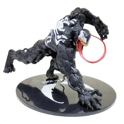 Venom Action Figure 12 cm with Display Base – Black Collectible Statue