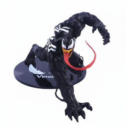 Venom Action Figure 12 cm with Display Base – Black Collectible Statue
