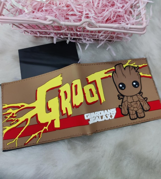 Groot 3D SilIcon Wallet