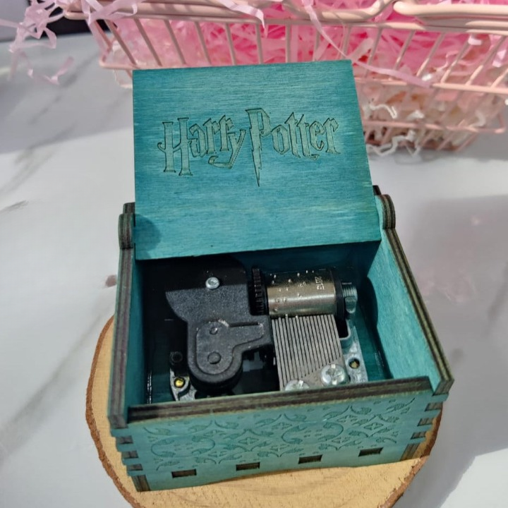 Harry Potter Blue Self - Winding Music Box