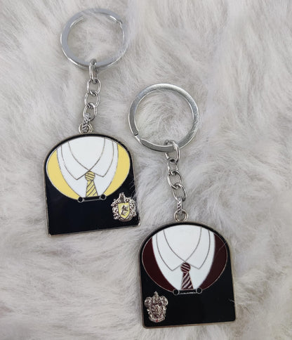 Harry Potter Uniforms Metal Keychain (Select From Drop Down Menu)