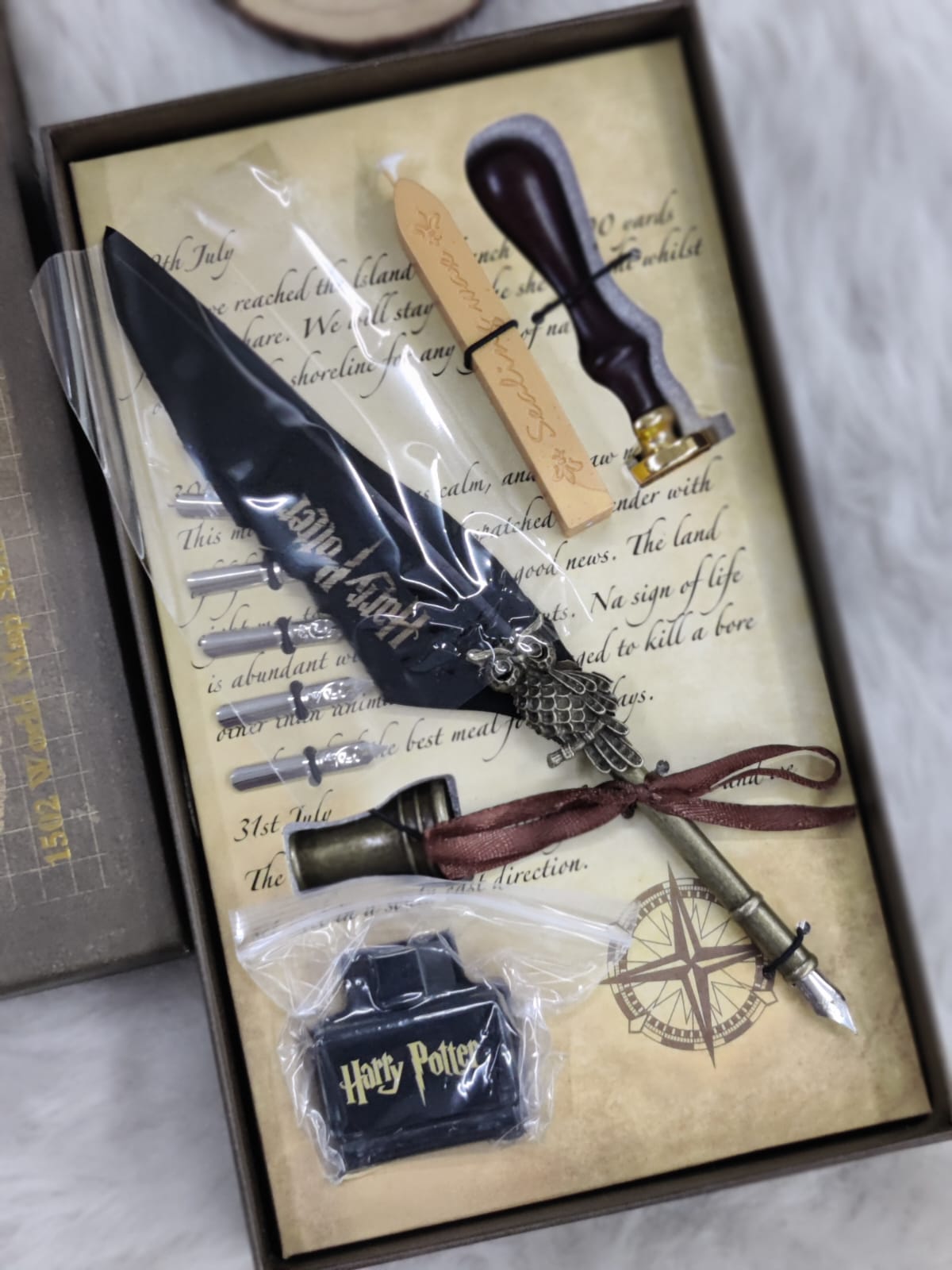 Harry Potter Feather Pen Set of 10 (Select From Drop Down Menu)