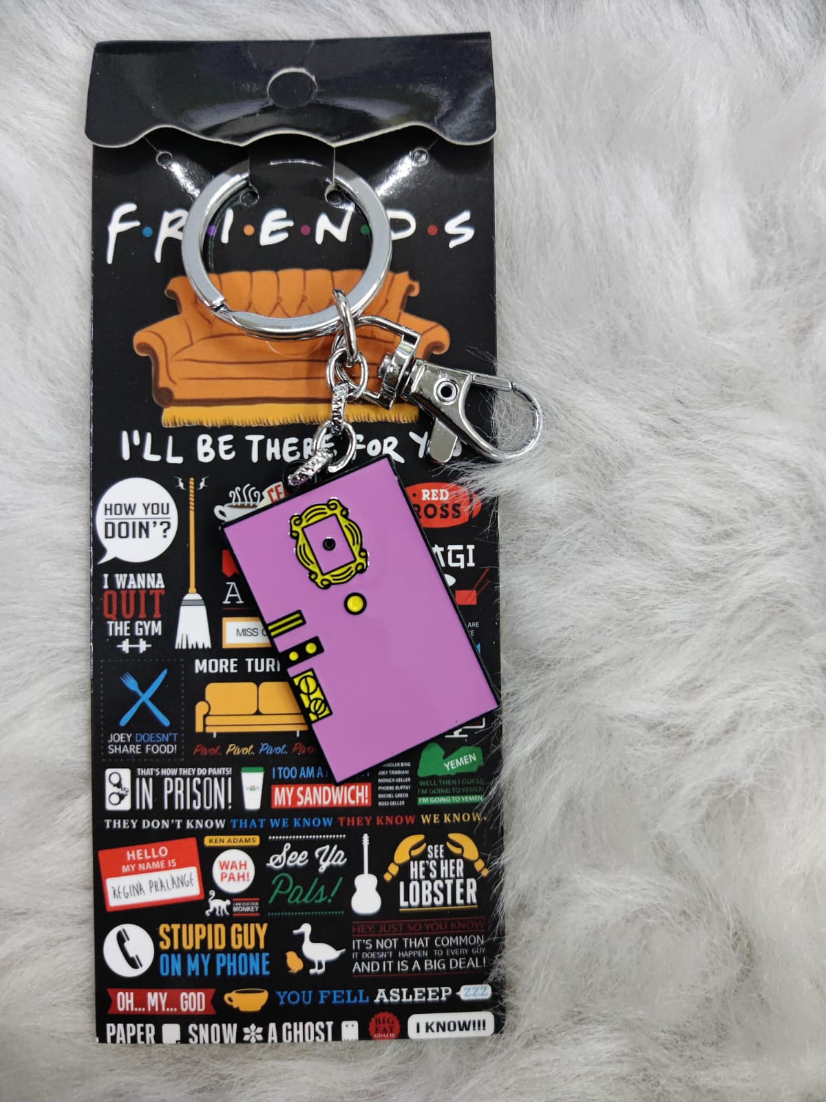 Friends Door Keychain With Bagcharm FRIENDS TV